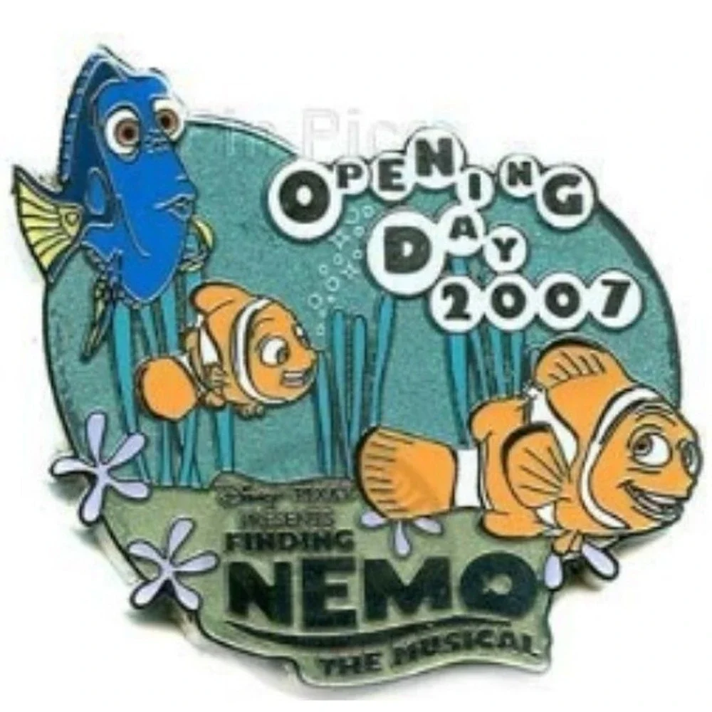 Disney Pin Finding Nemo The Musical Opening Day LE 1000 52249 WDW Pixar Presents